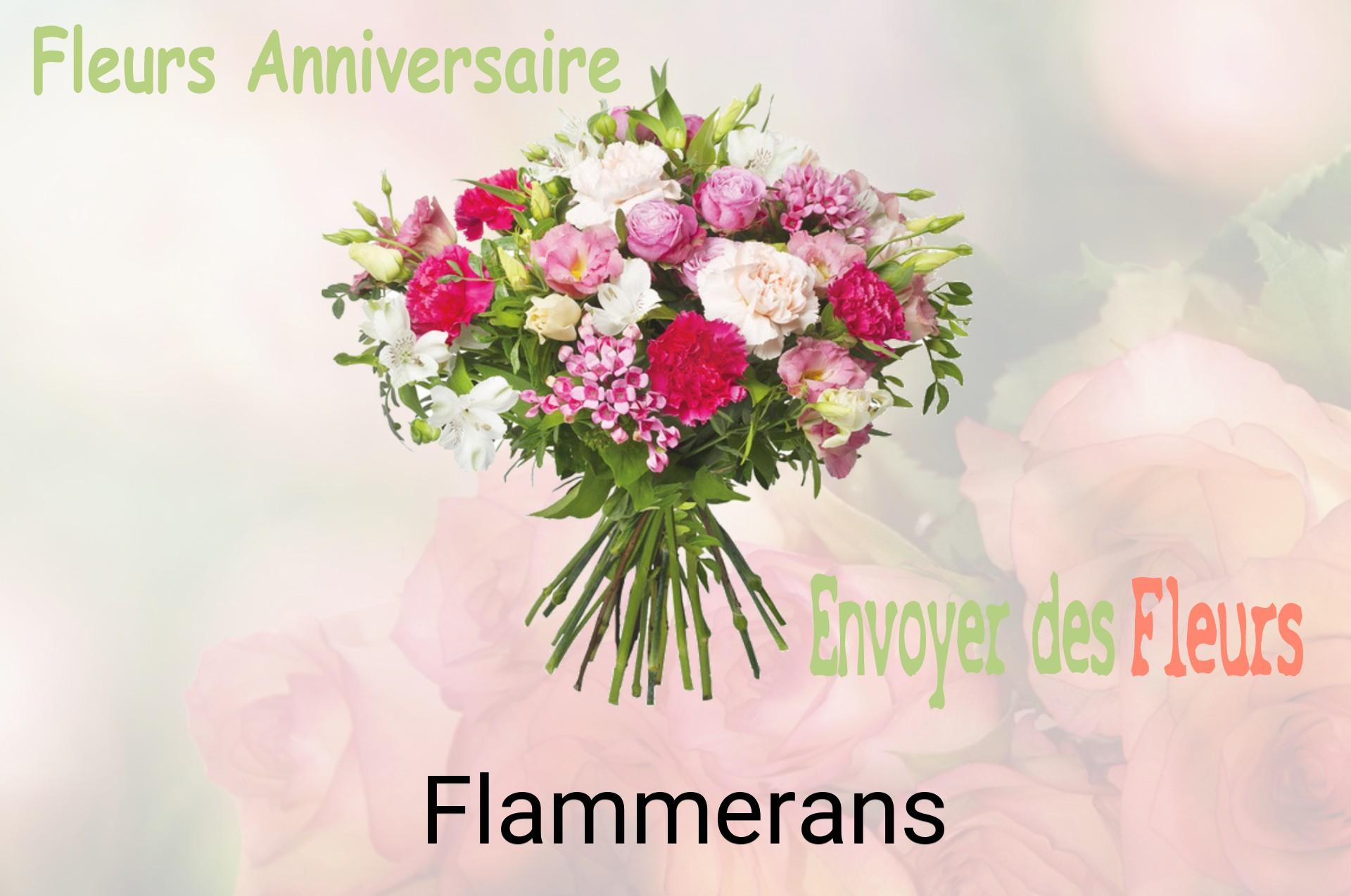 Bouquet de fleurs d’anniversaire livré à Flammerans